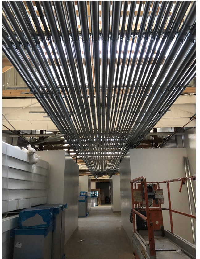 Electrical conduit and mechanical rough-in